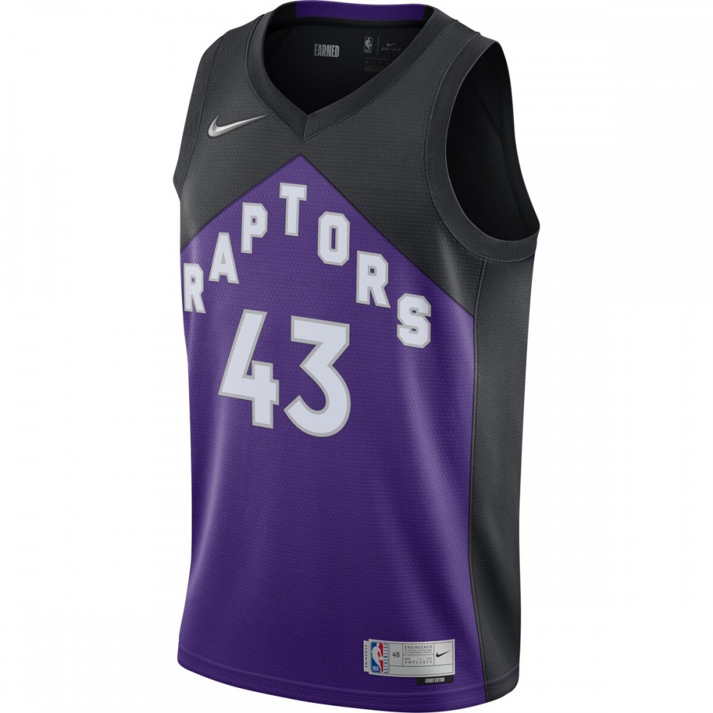 Pascal Siakam Toronto Raptors 2020/21 Swingman Player Jersey Black/Purple - Earned Edition-Pro Kit Vault | Brand New 26/27 Sports Jerseys